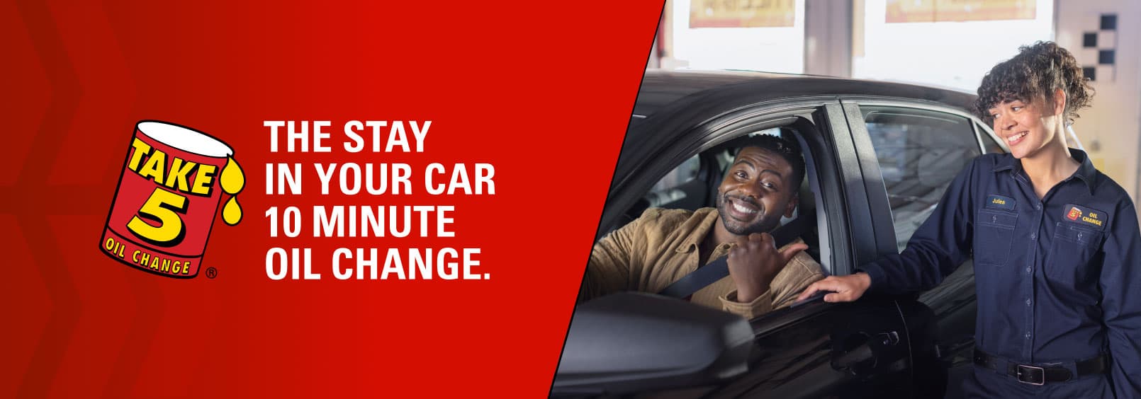 The Stay In Your Car 10 Minute Oil Change