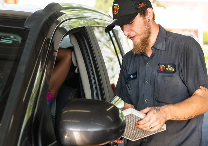 Breathe Easy with Take 5 Car Air Filter Replacement Image