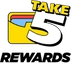 An envelop of coupons with the Take 5 logo