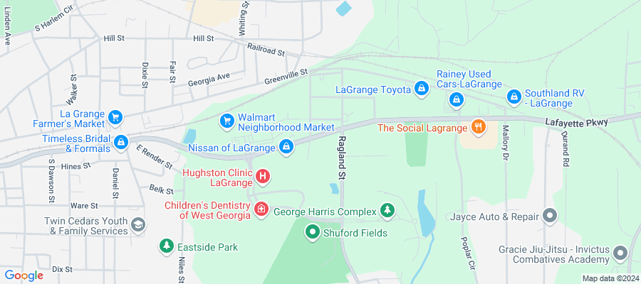 Google map showing store location