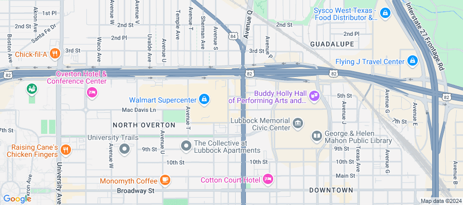 Google map showing store location